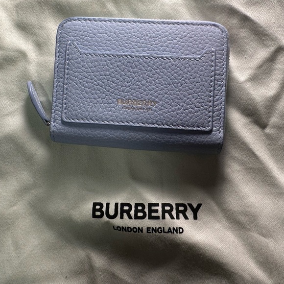 Burberry Handbags - Burberry Blue Mini Zip Wallet